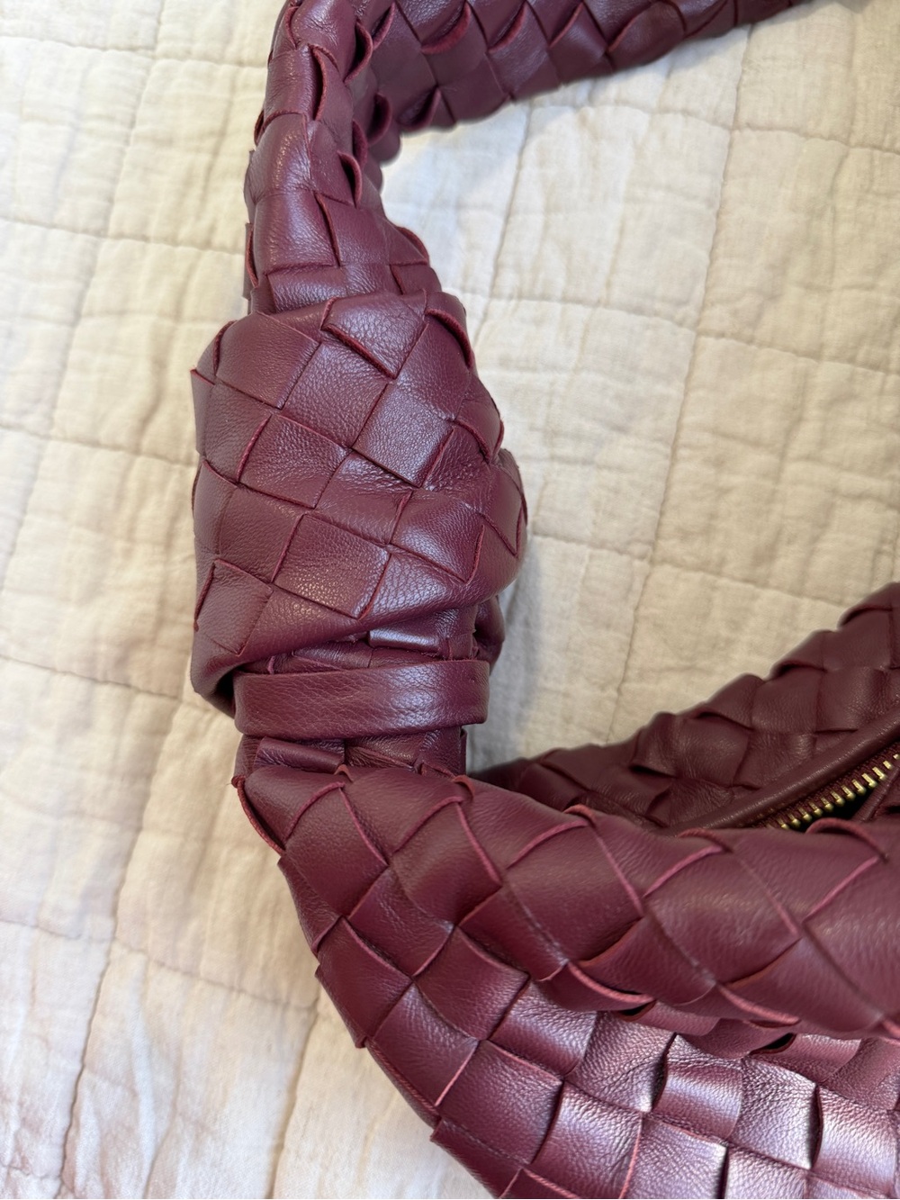 BOTTEGA VENETA Jodie medium Barolo Leather Shoulder Bag - Picture 10 of 10